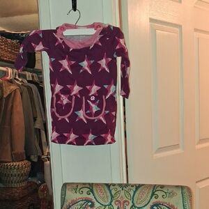 Hatley Purple Star Print Long Sleeve Tunic with Pockets